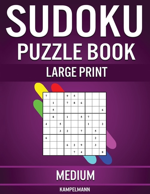 Front cover_Sudoku Puzzle Book Large Print Medium