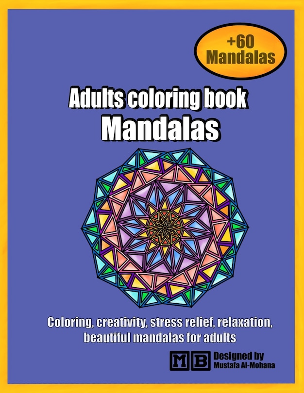 Couverture_Mandalas coloring book for adults
