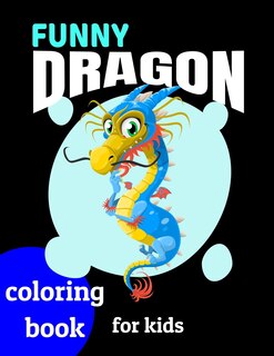 Front cover_Funny Dragons coloring book for kids