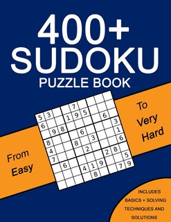 Front cover_400+ Sudoku Puzzle Book