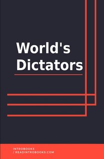 Couverture_World's Dictators