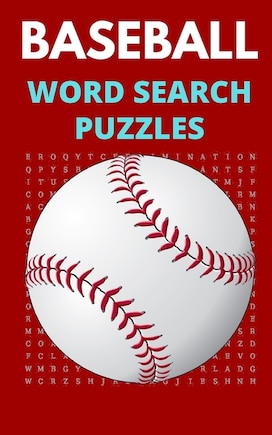 Baseball Word Search Puzzles: 5x8 Puzzle Book for Adults and Teens with Solutions