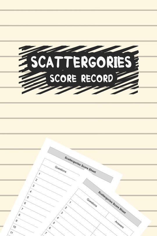 Front cover_Scattergories Score Record