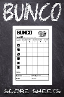 Front cover_Bunco Score Sheets
