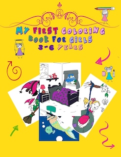 Couverture_My First Book of Coloring girls 3-6