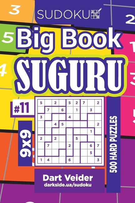 Front cover_Sudoku Big Book Suguru - 500 Hard Puzzles 9x9 (Volume 11)
