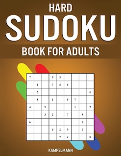 Front cover_Hard Sudoku Book for Adults
