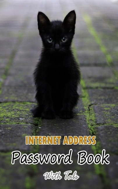 Front cover_Internet Address Password Book With Tabs