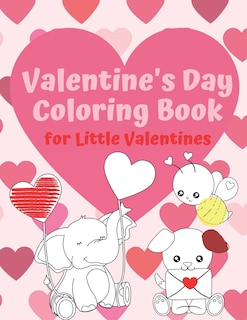 Front cover_Valentine's Day Coloring Book for Little Valentines
