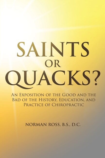 Front cover_Saints or Quacks?