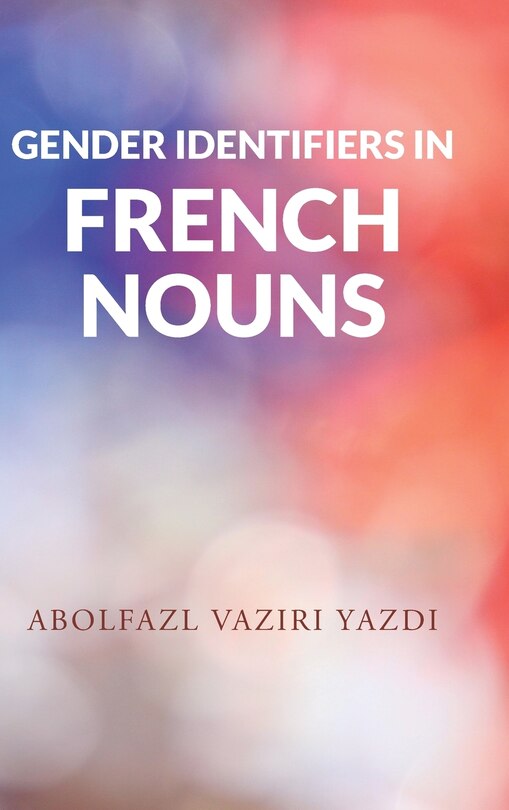 Couverture_Gender Identifiers in French Nouns