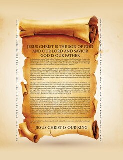 Front cover_Jesus Christ is the Son of God and our Lord and Savior God is our Father