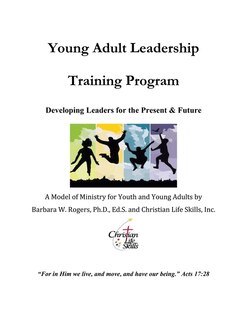 Front cover_Young Adult Leadership Training Program
