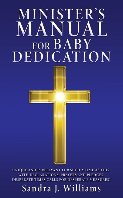 Front cover_Minister's Manual for Baby Dedication