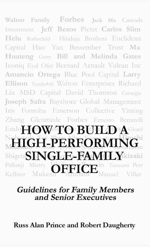 Front cover_How to Build a High-Performing Single-Family Office