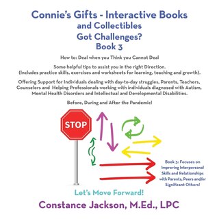 Front cover_Connie's Gifts- Interactive Books and Collectibles. Got Challenges? Book 3