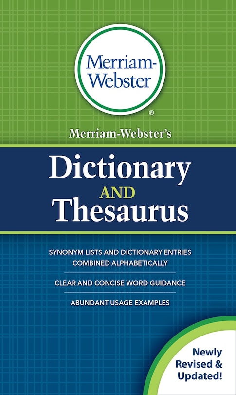 Front cover_Merriam-Webster's Dictionary and Thesaurus