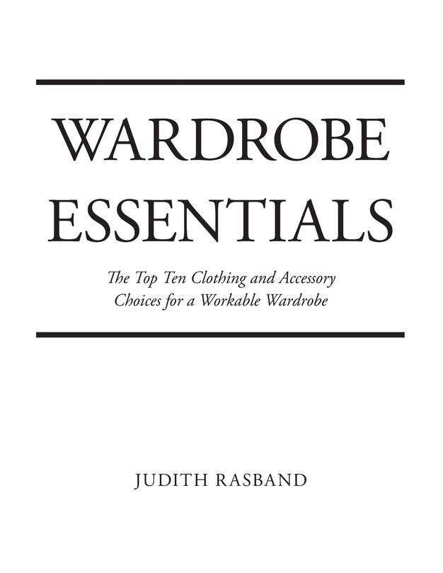 Front cover_Wardrobe Essentials