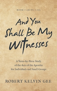 Front cover_And You Shall Be My Witnesses