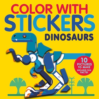 Front cover_Color with Stickers: Dinosaurs