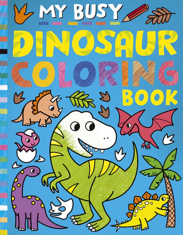 Front cover_My Busy Dinosaur Coloring Book