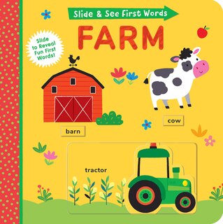Front cover_Slide and See First Words: Farm