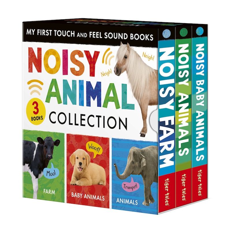 Couverture_Noisy Animal 3-Book Boxed Set: My First Touch and Feel Sound Books