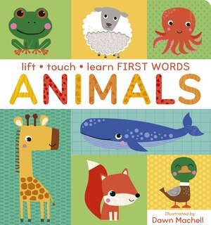 Couverture_Lift Touch and Learn First Words: Animals