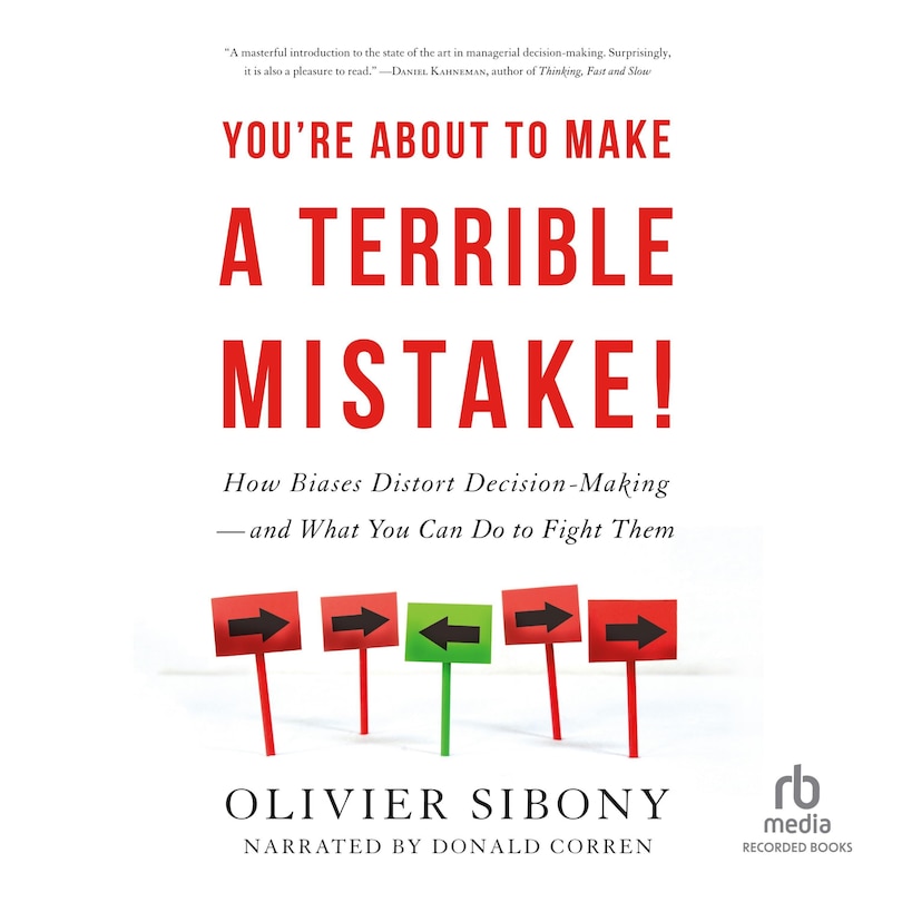 Front cover_You're About to Make a Terrible Mistake