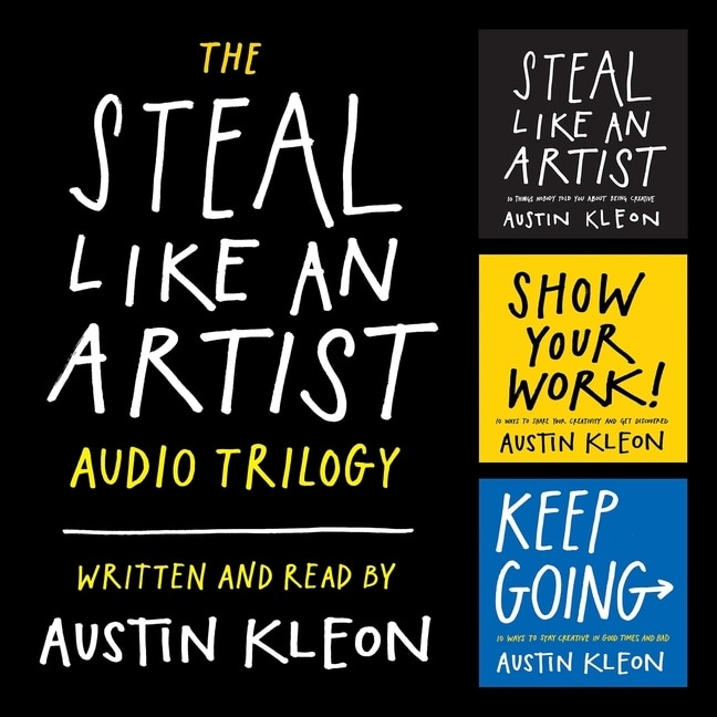 Front cover_The Steal Like An Artist Audio Trilogy