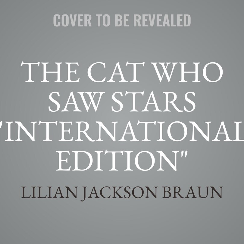 Front cover_The Cat Who Saw Stars International Edition