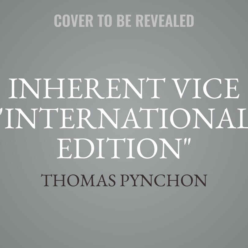 Front cover_Inherent Vice International Edition