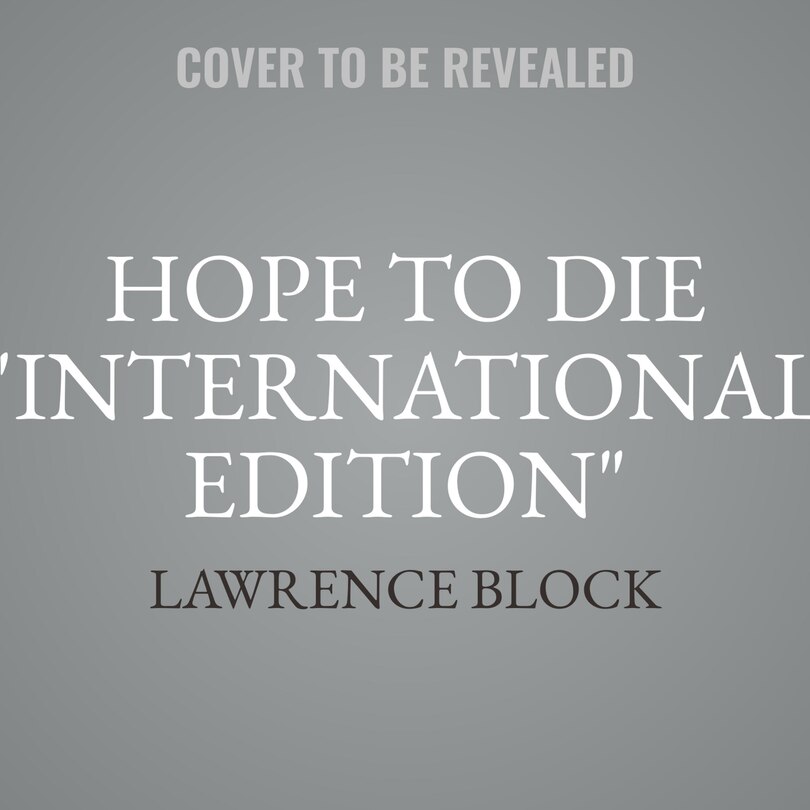 Couverture_Hope to Die International Edition