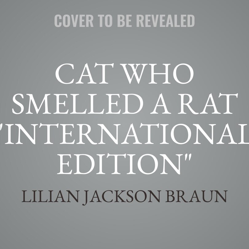 Front cover_Cat Who Smelled a Rat International Edition