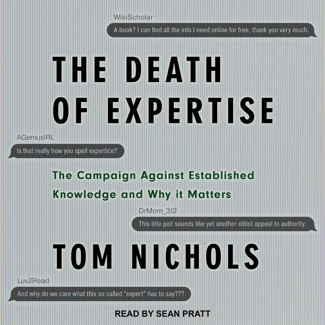 Front cover_The Death of Expertise