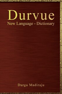 Front cover_Durvue New Language - Dictionary
