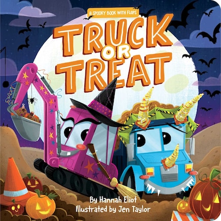 Truck Or Treat: A Spooky Book With Flaps