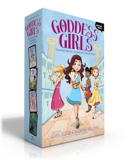 Front cover_Goddess Girls Graphic Novel Legendary Collection (Boxed Set)