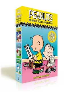 Peanuts Graphic Novel Collection (Boxed Set): Snoopy Soars to Space; Adventures with Linus and Friends!; Batter Up, Charlie Brown!