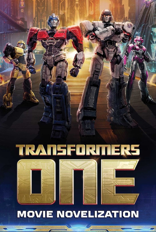 Front cover_Transformers One Movie Novelization