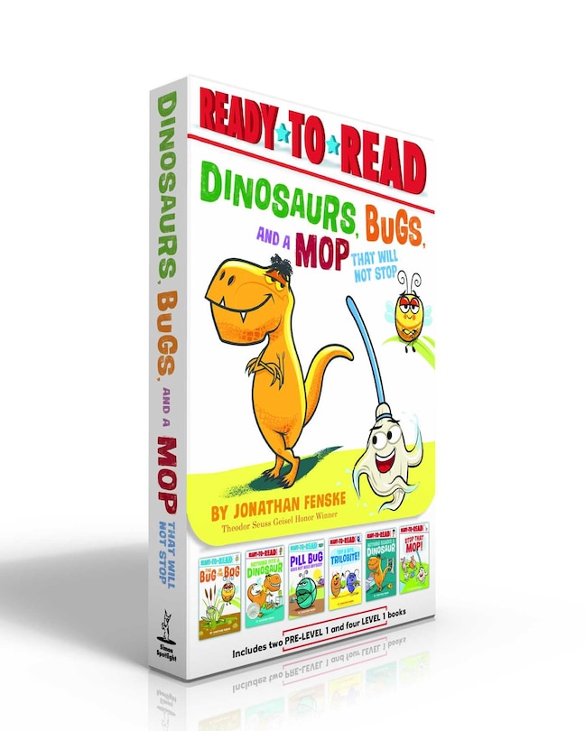Front cover_Dinosaurs, Bugs, and a Mop That Will Not Stop (Boxed Set)
