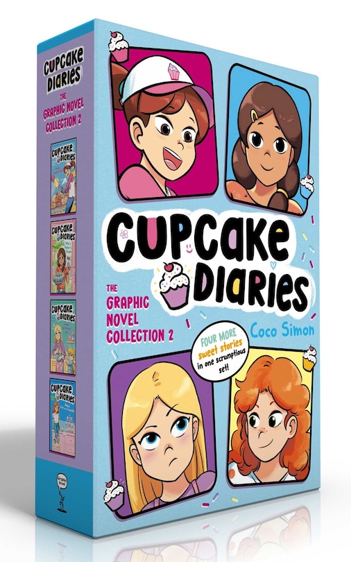 Front cover_Cupcake Diaries The Graphic Novel Collection 2 (Boxed Set)