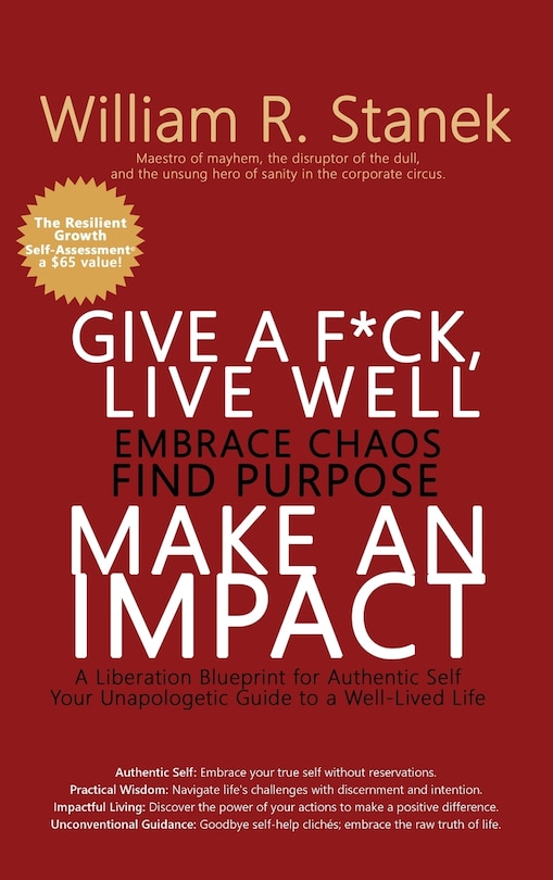 Couverture_Give a F*ck, Live Well, Embrace Chaos, Find Purpose, Make an Impact
