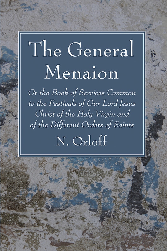 Front cover_The General Menaion
