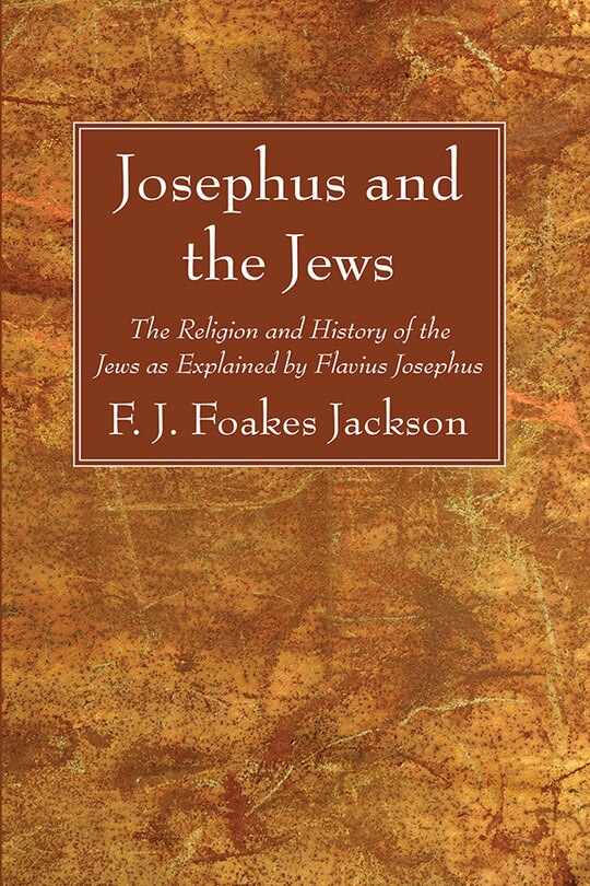 Front cover_Josephus and the Jews