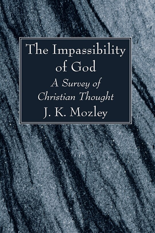 Front cover_The Impassibility of God
