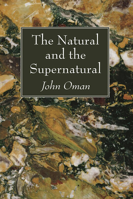 Front cover_The Natural and the Supernatural
