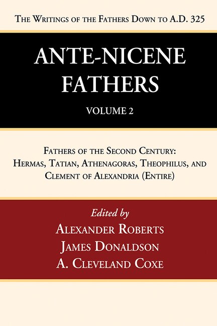 Couverture_Ante-Nicene Fathers