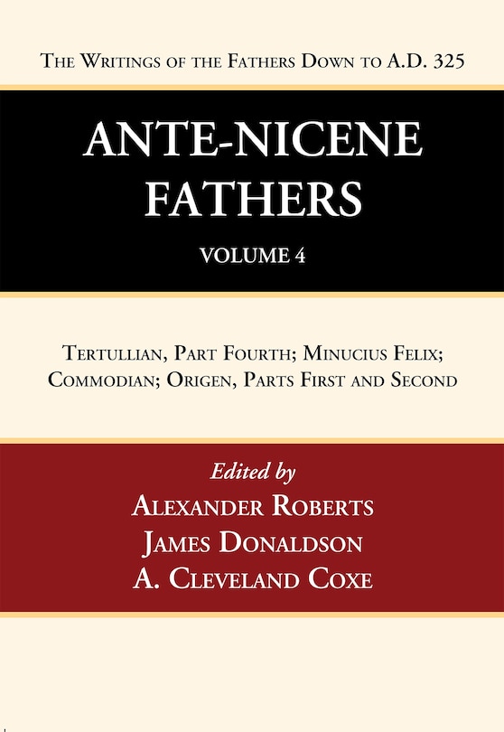 Couverture_Ante-Nicene Fathers
