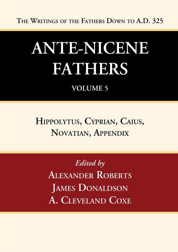 Couverture_Ante-Nicene Fathers
